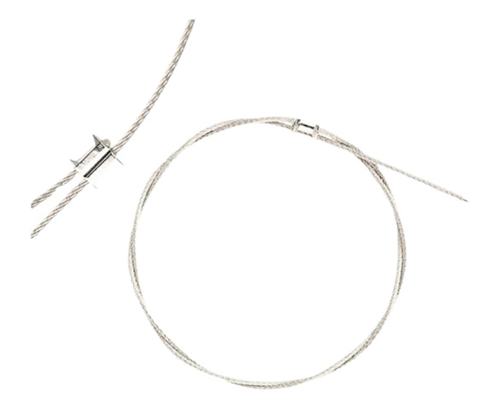 Titanium Needle Free Cable with Lock